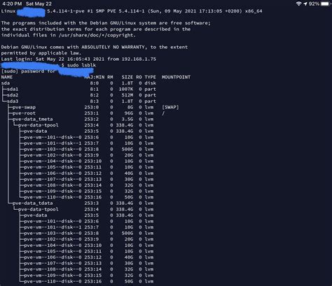 proxmox resize lvm disk.